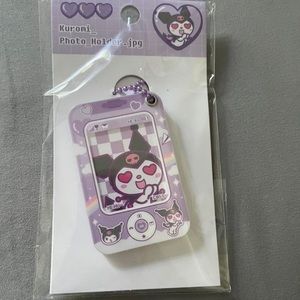 Ducky World Sanrio Kuromi Retro Keyring Photo Holder